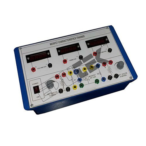MOSFET CHARACTERISTICS APPARATUS WITH ALUMINUM PANEL & DIGITAL PANEL METERS