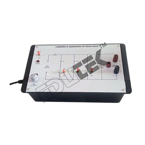 Flashing & Quenching Of Neon Bulb Without Meter - Single Phase Operation | Engineering Electronics Instruments For Observing Neon Bulb Functionality