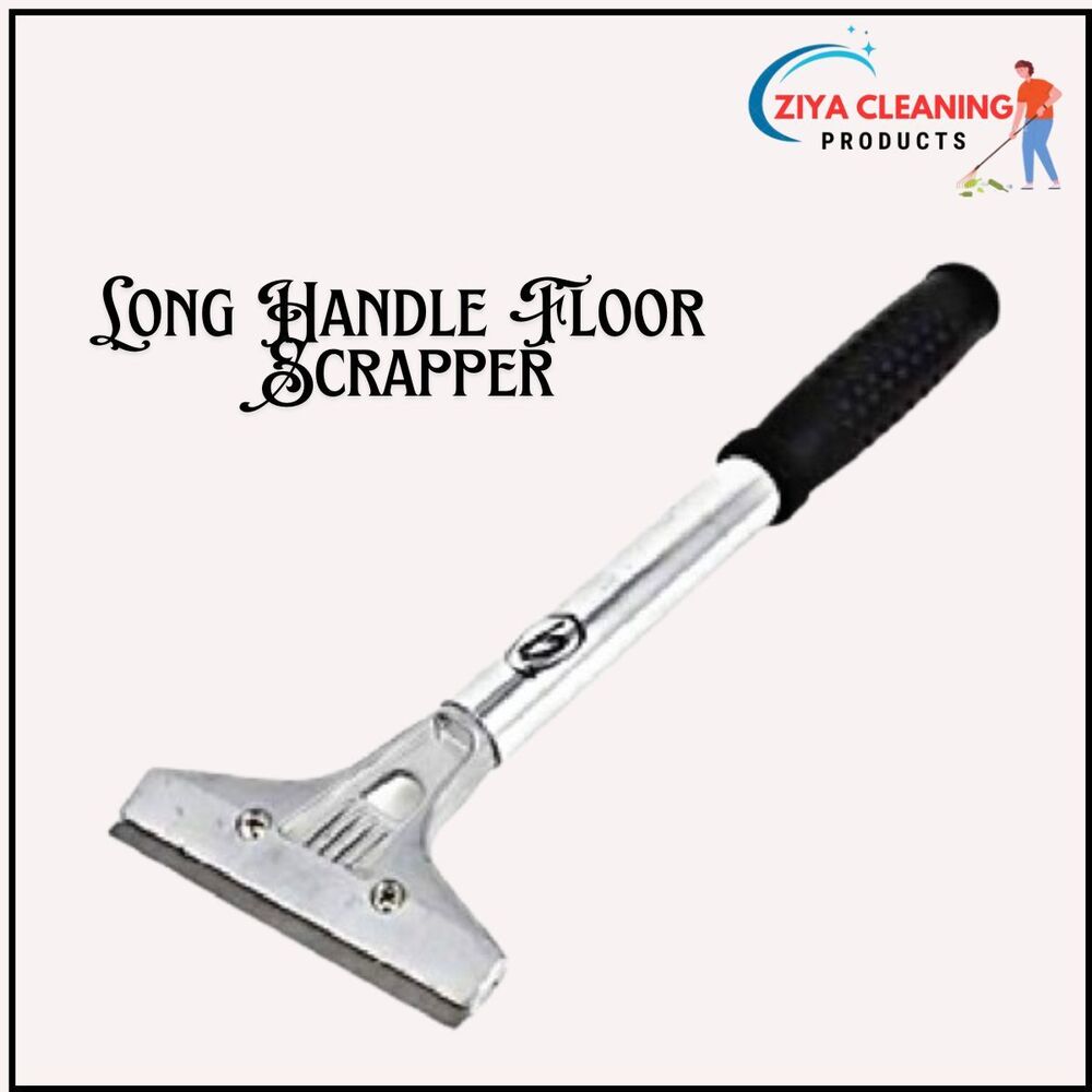 Long Handle Floor Scrapper - Color: Silver