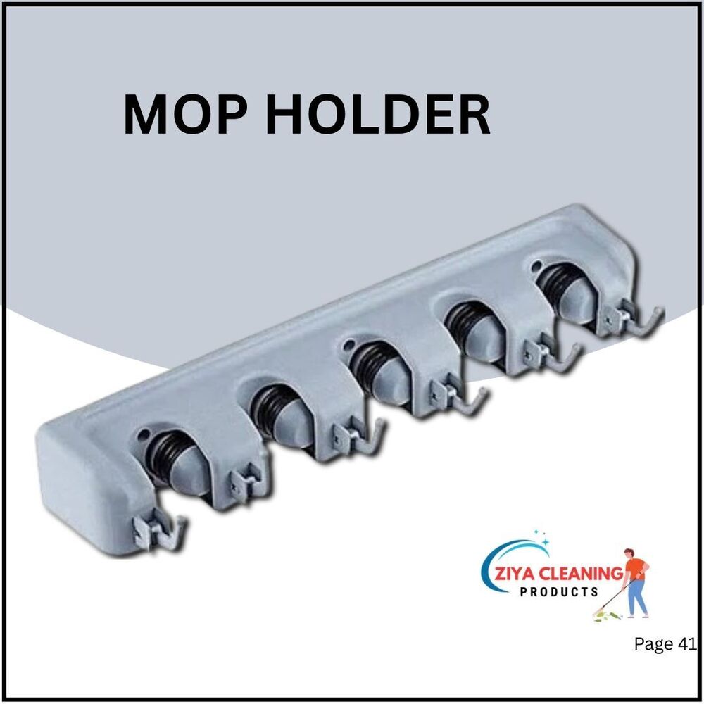 Mop Holder - Color: Silver