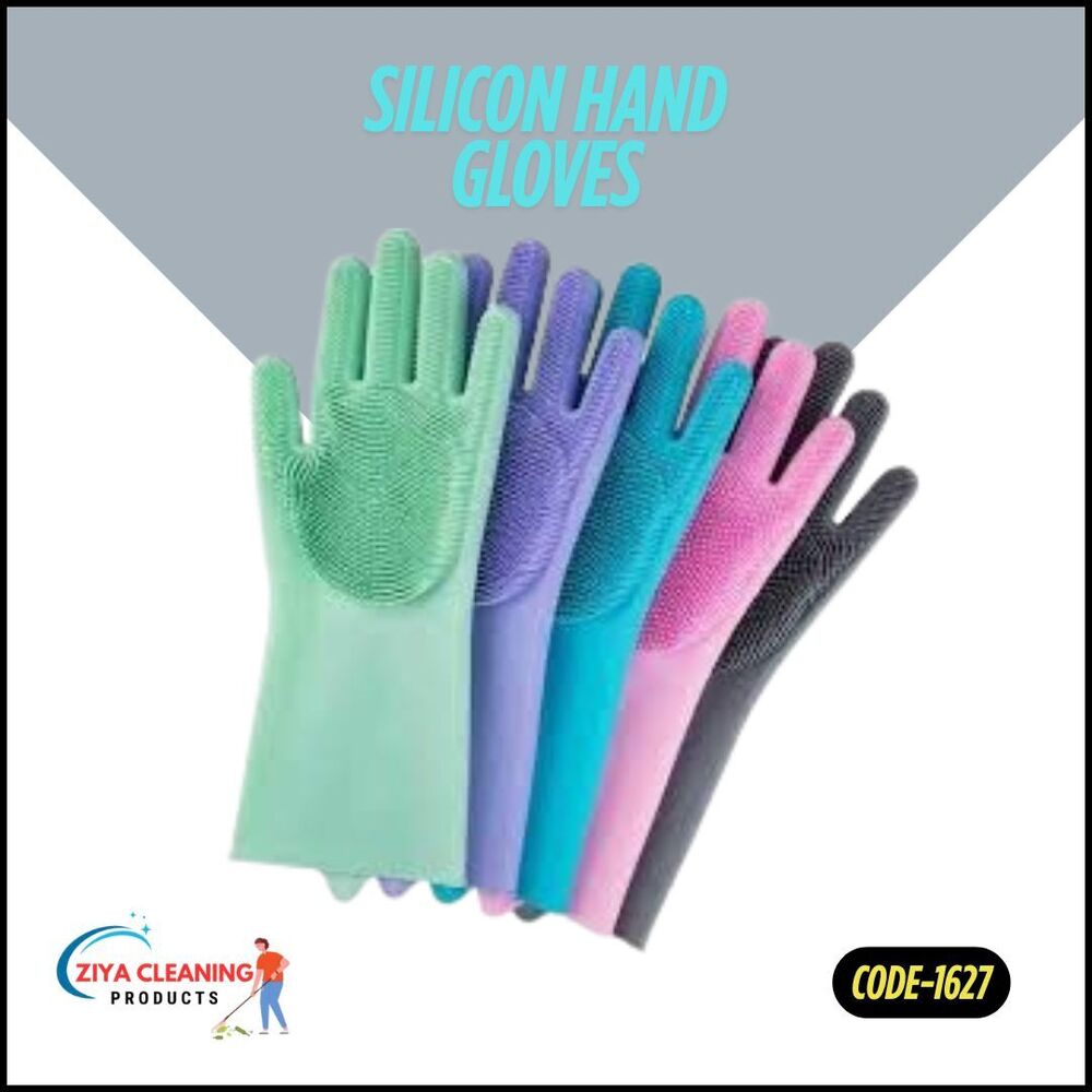 Silicon Hand Gloves - Color: Multicolor