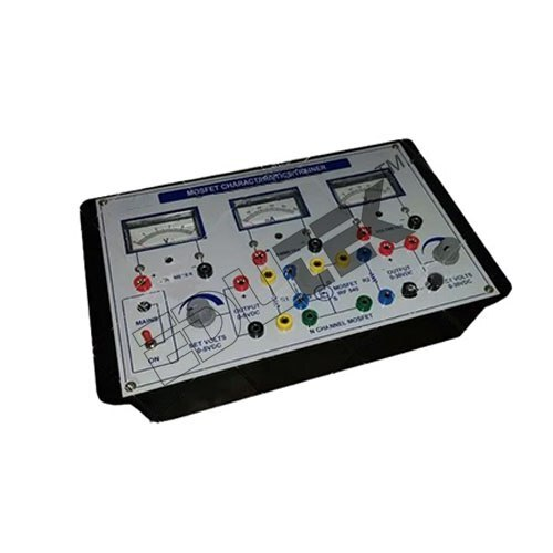 MOSFET CHARACTERISTICS APPARATUS WITH ALUMINUM PANEL & SQUARE METERS