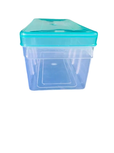 Plastic Storage Bins - Color: Green And Transparent