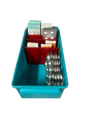 Medicine Plastic Box - Color: Green