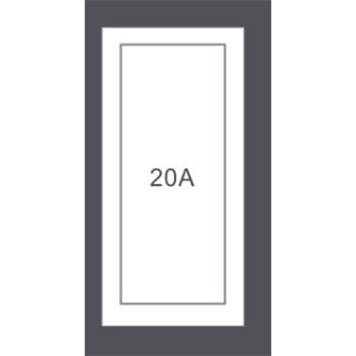 M011 20A 1 Way Switch