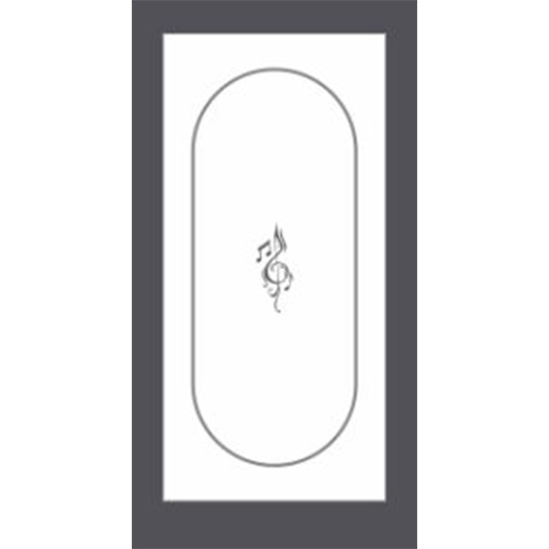 M015 10A Bell Push - Color: White