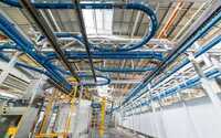 Trolley Conveyor - Color: Blue