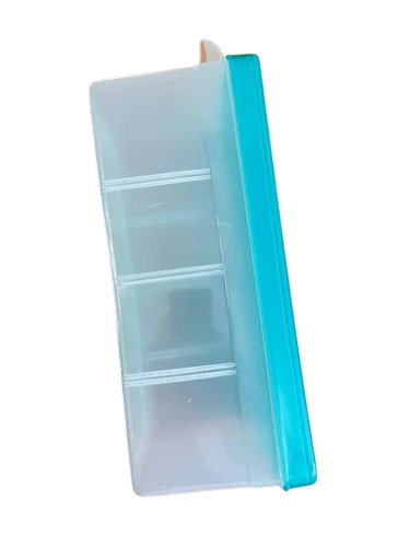 Mobile Accessories Box - Color: Green And Transparent
