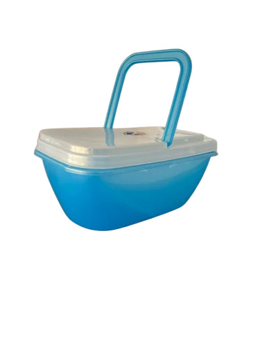 Plastic Laddu Box - Color: Green And Transparent