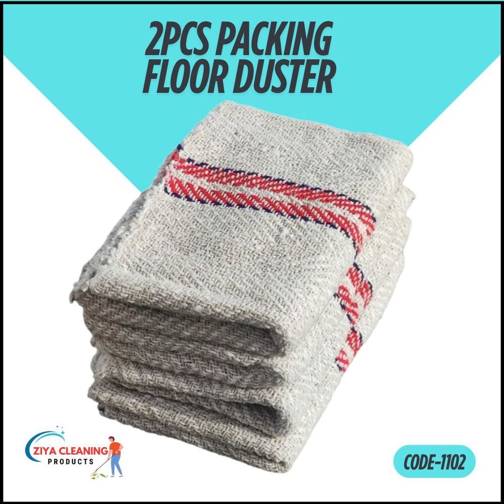 2Pcs Packing Floor Duster - Color: Gray