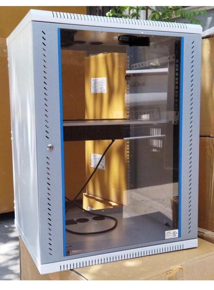 Double Section network 9u Rack