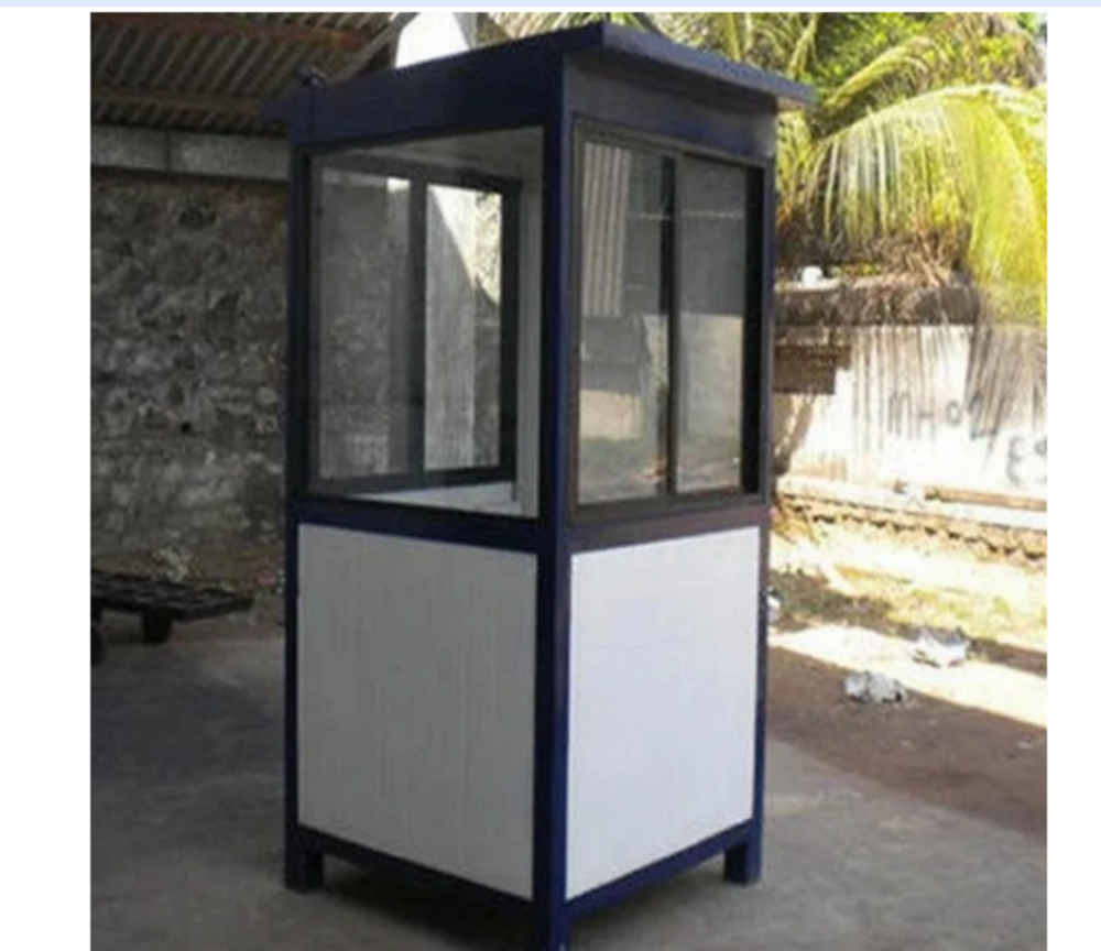 Frp Portable Security Cabin - Color: White