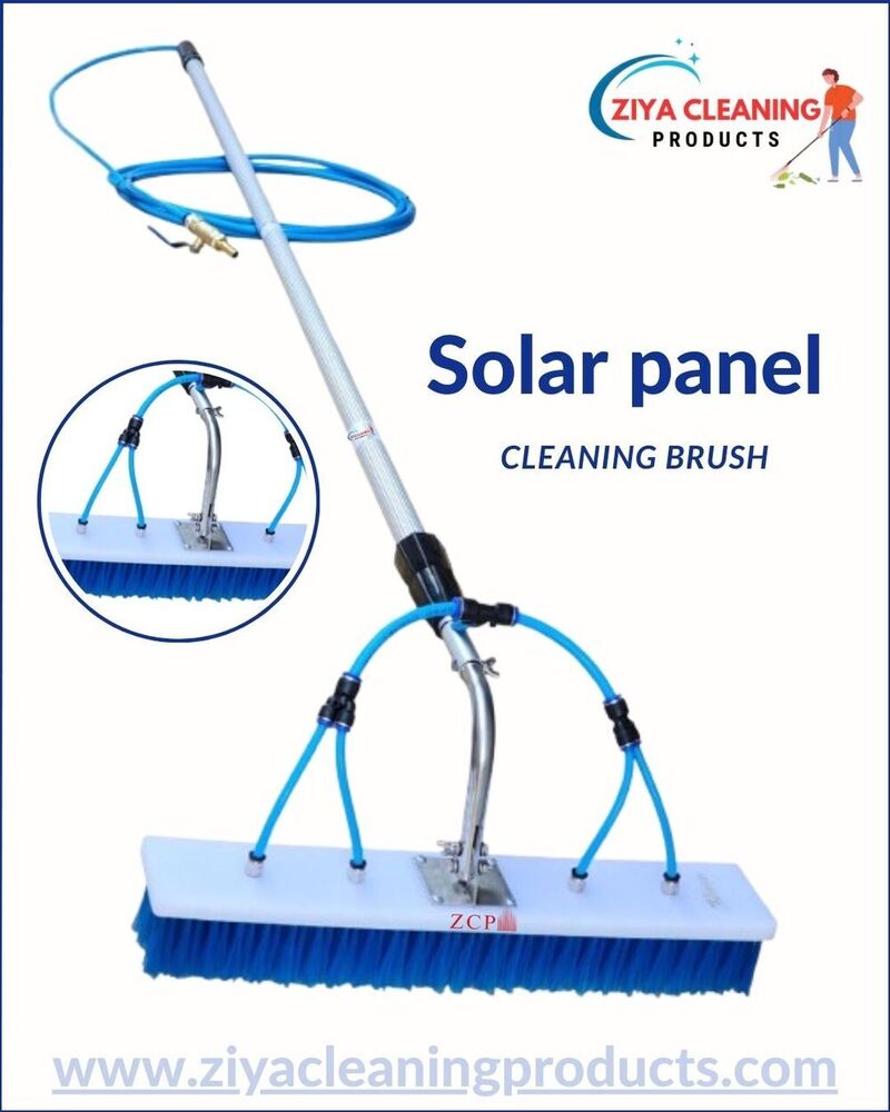 Solar Panel Cleaning Brush - Color: White