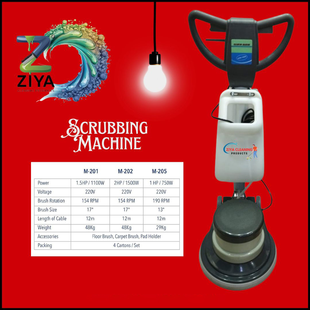 Scrubbing Machine - Color: White