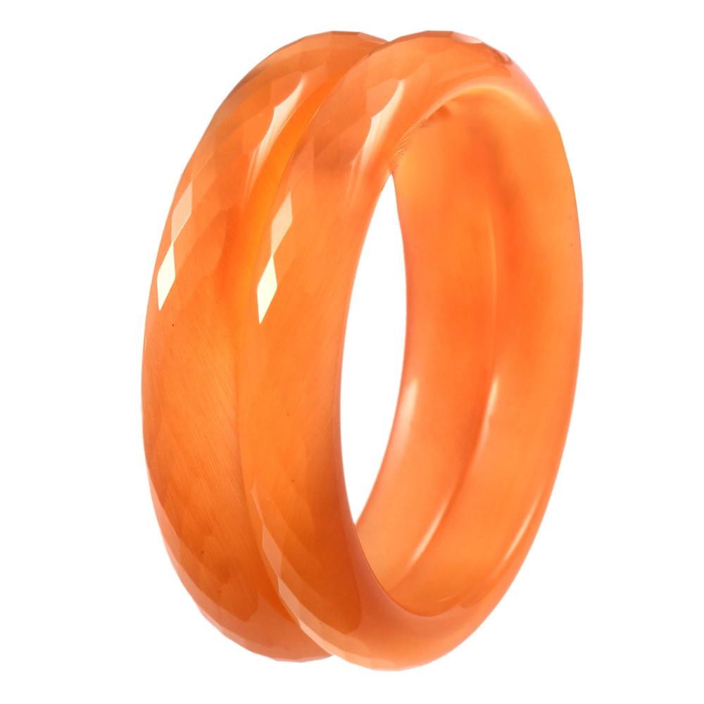 Monalisa Glass Bangles With Diamond Cutting - Feature: Fashion