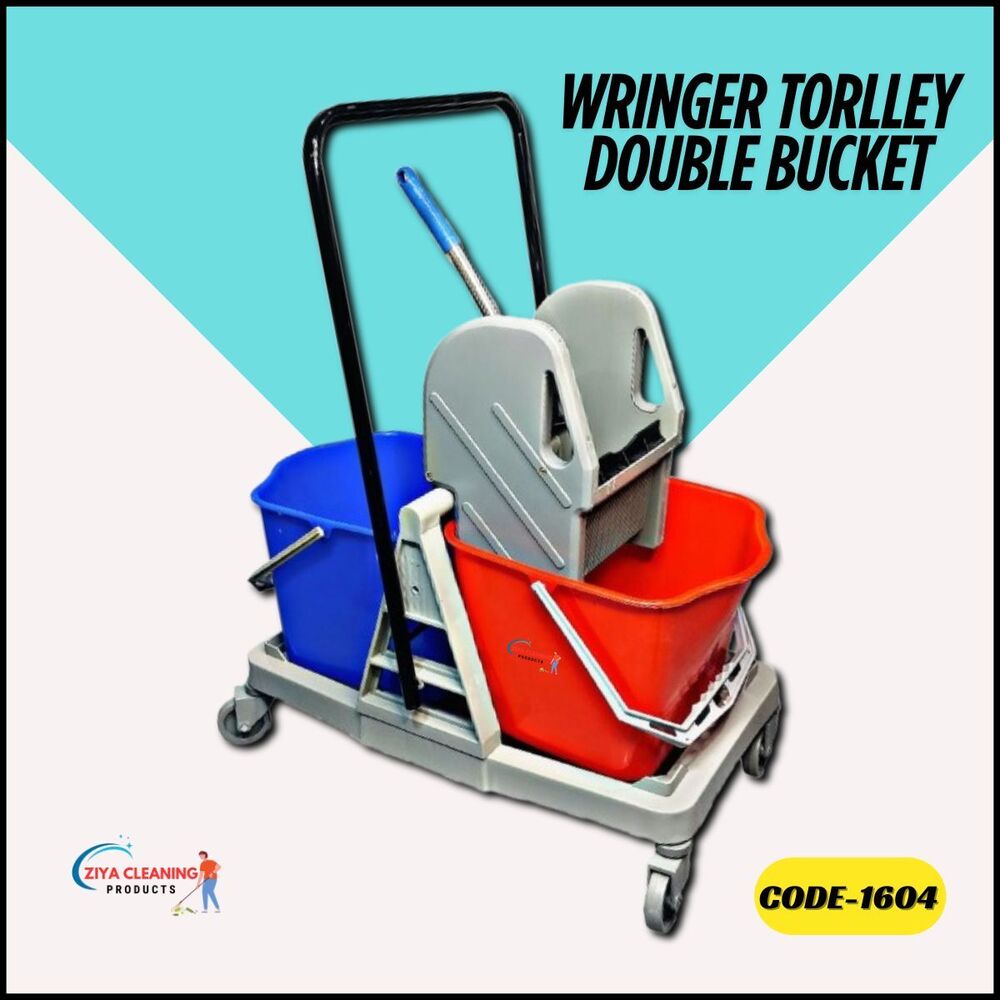 Wringer Trolley Double Bucket - Application: Home And Hotels