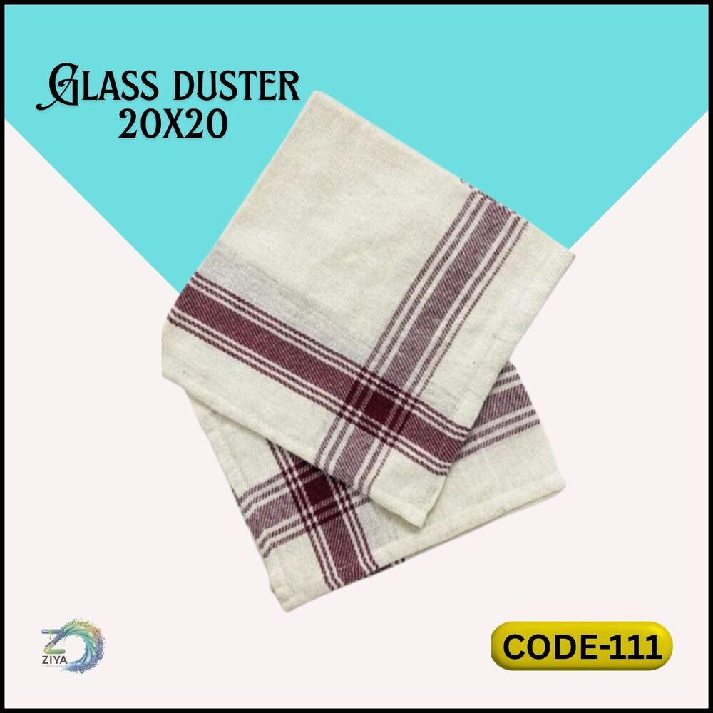 20X20 Inch Glass Duster - Color: White