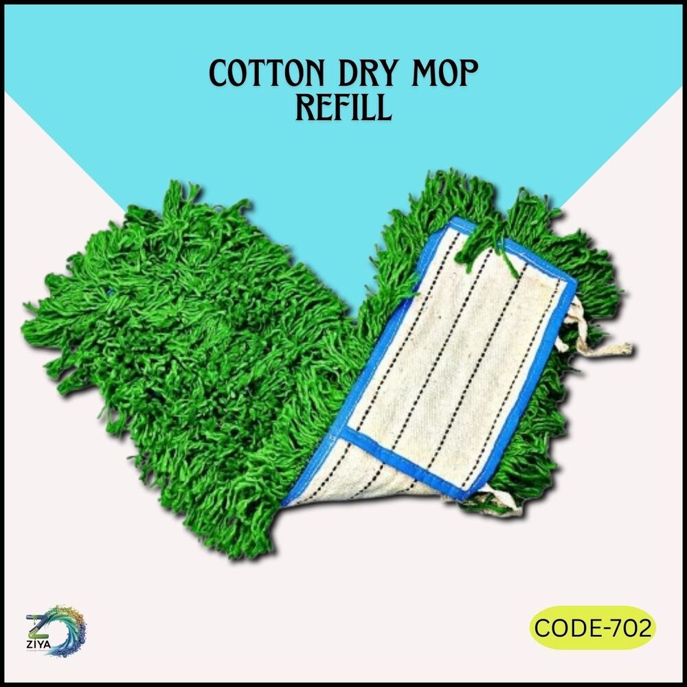 Cotton Dry Mop Refill - Color: Green