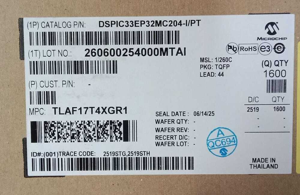 DSPIC33EP32MC204-I/PT MICROCHIP