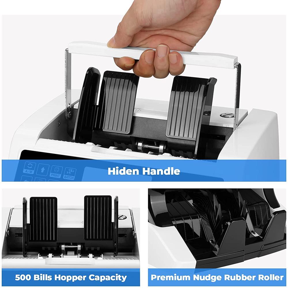 White Tech Mix Note Counting Machine - General Use: Bank