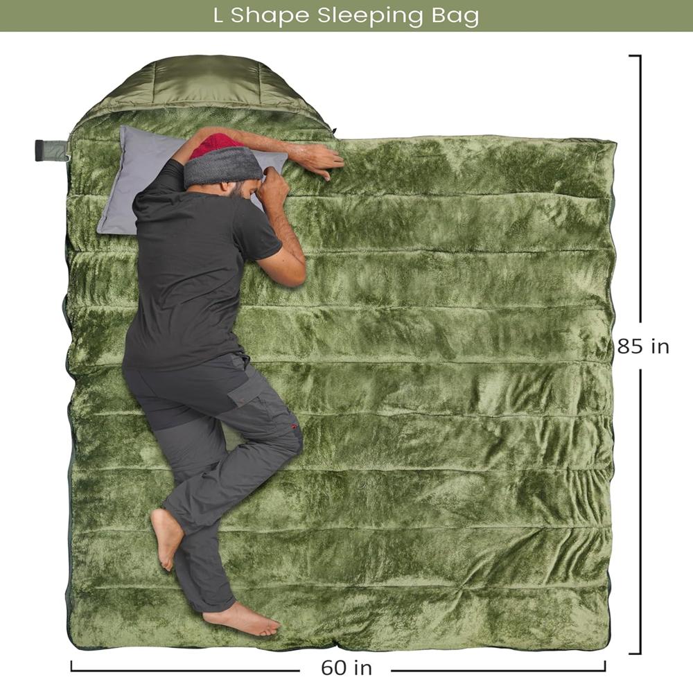 RhinoKraft Indian Army Sleeping Bag for Adventure | Camping, Trekking and Outdoor Activity