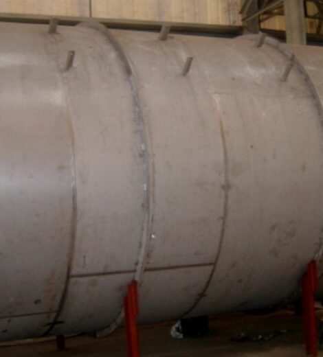 Solvent Storage Tank - Color: Silver