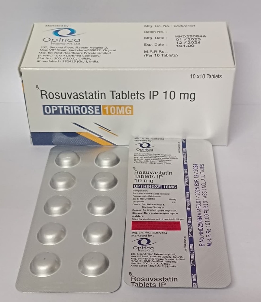 10Mg Rosuvastatin Tablets Ip - Drug Type: General Medicines