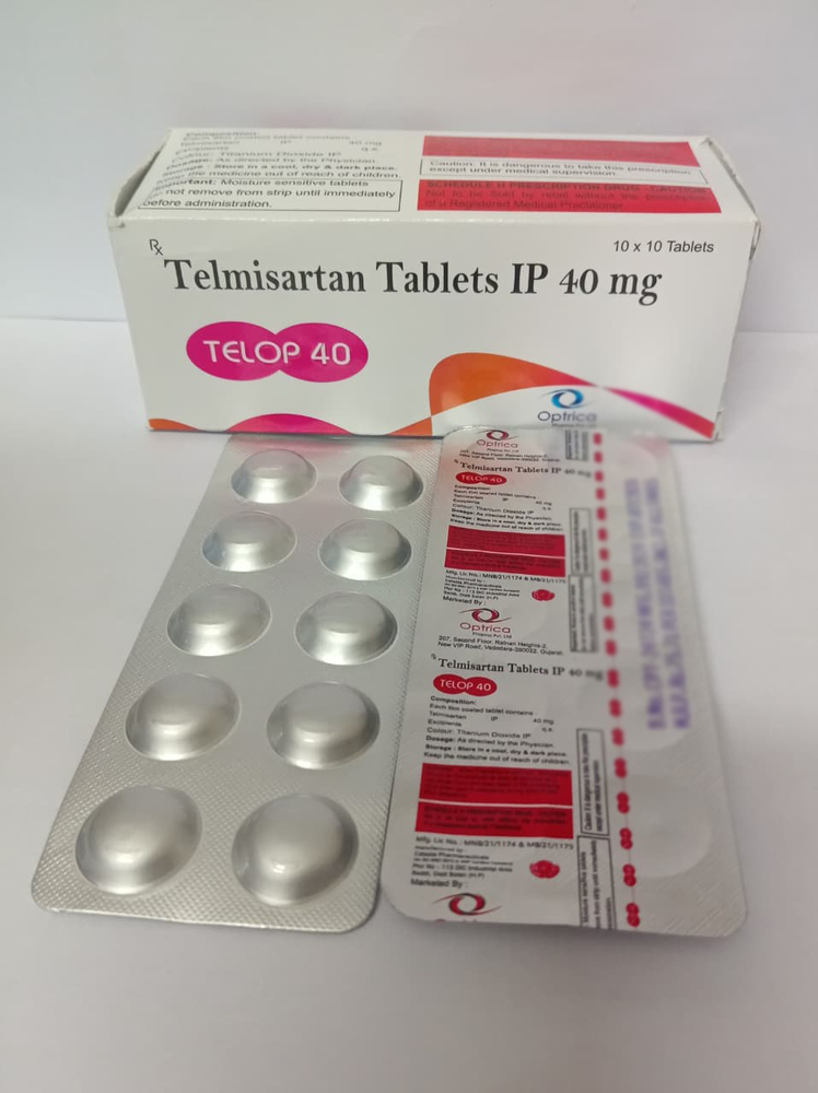 40Mg Telmisartan Tablets - Drug Type: General Medicines