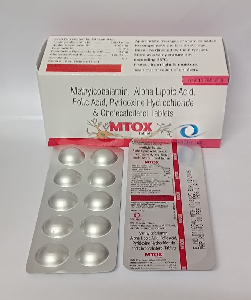 Methylcobalamin Alpha Lipoic Acid Folic Acid Tablet