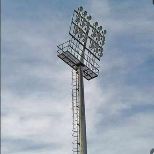 Stadium Mast Pole - Color: Silver