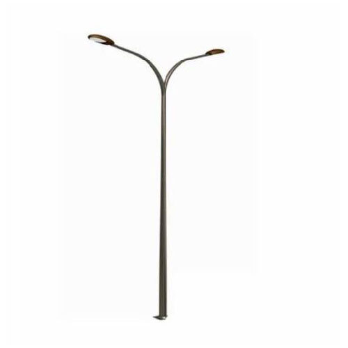 Steel Tubular Pole - Color: Silver