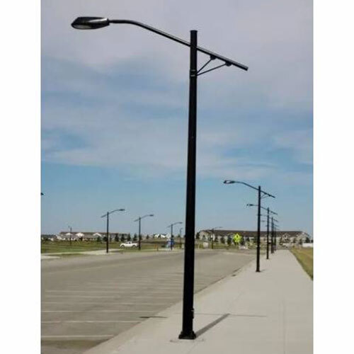 Swaged Tubular Pole - Color: Black