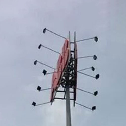 Hoarding Mast Pole - Color: Grey