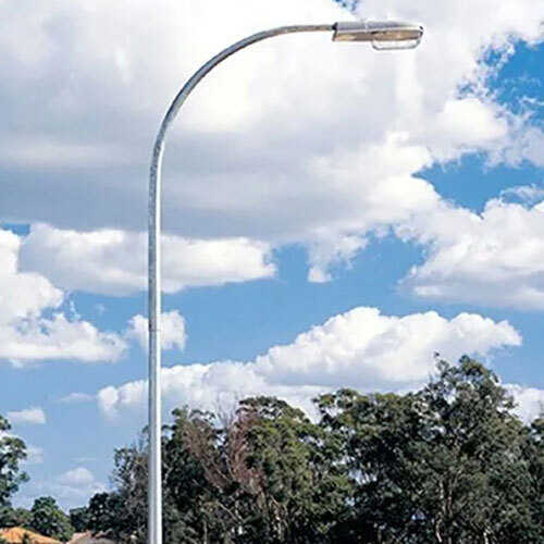 Hot Dip Galvanised Tubular Pole - Color: Silver