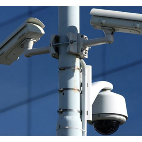 Cctv Pole - Color: Grey