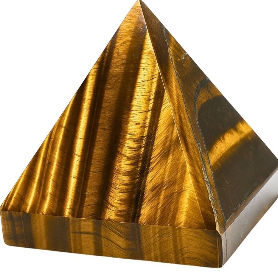 Tiger Eye Pyramid