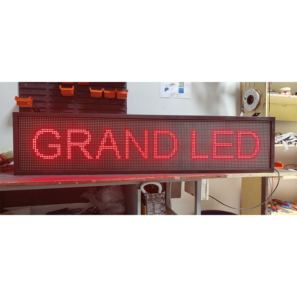 Single Color Led Scrolling Display Board - Application: Outdoor