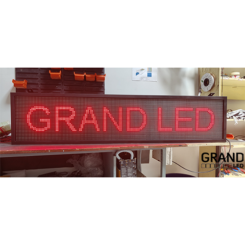Single Color Led Scrolling Display Board - Application: Outdoor