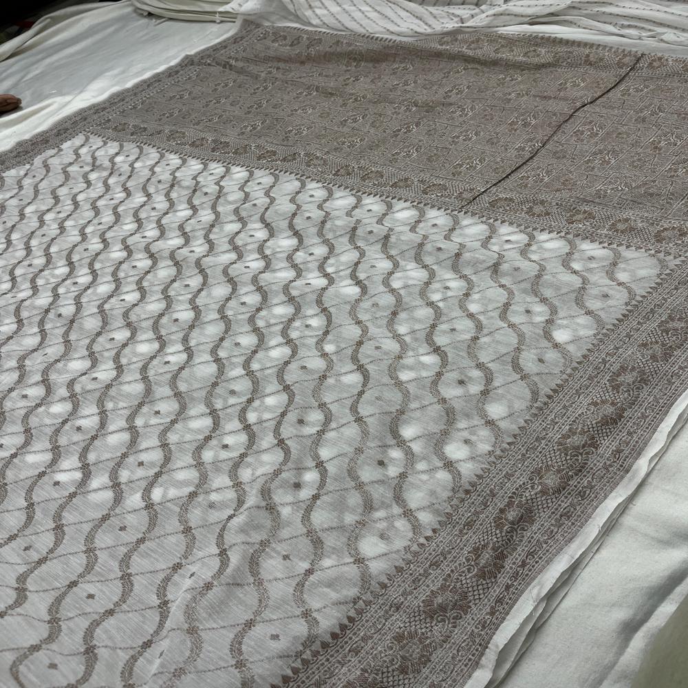 Saree Banarasi Georgette - Color: Multicolor