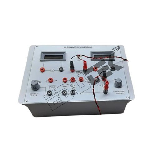 LDR CHARACTERISTICS APPARATUS WITH ALUMINUM PANEL & DIGITAL PANEL METERS