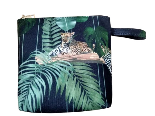 Canvas Cosmetic Pouch Bag - Color: Different Available