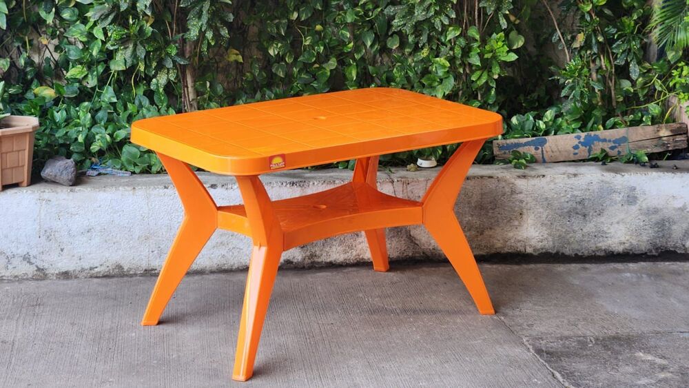 Orange Color Plastic Chair - Feature: Water Resistance