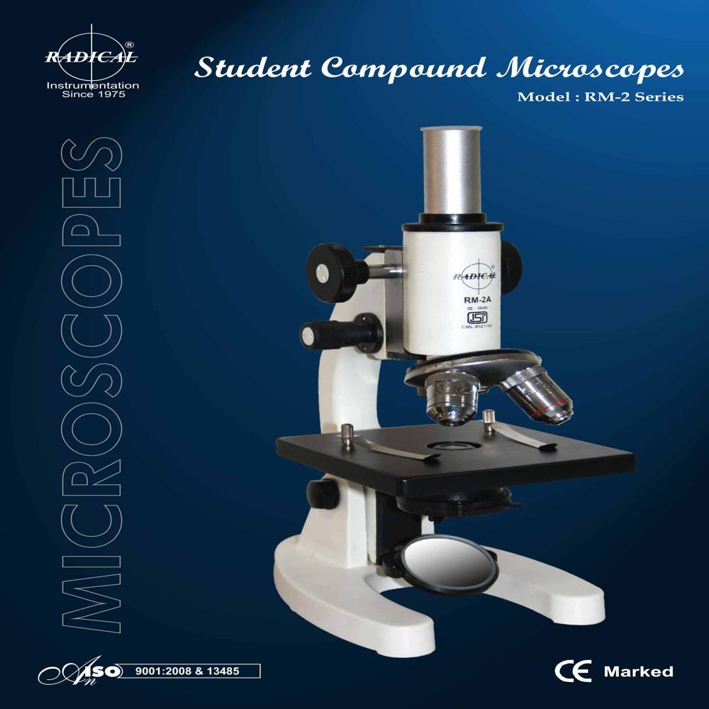 Student School Microscope Rm-2 - Coarse Adjustment Range: 15mm Per Revolution (Approx.)