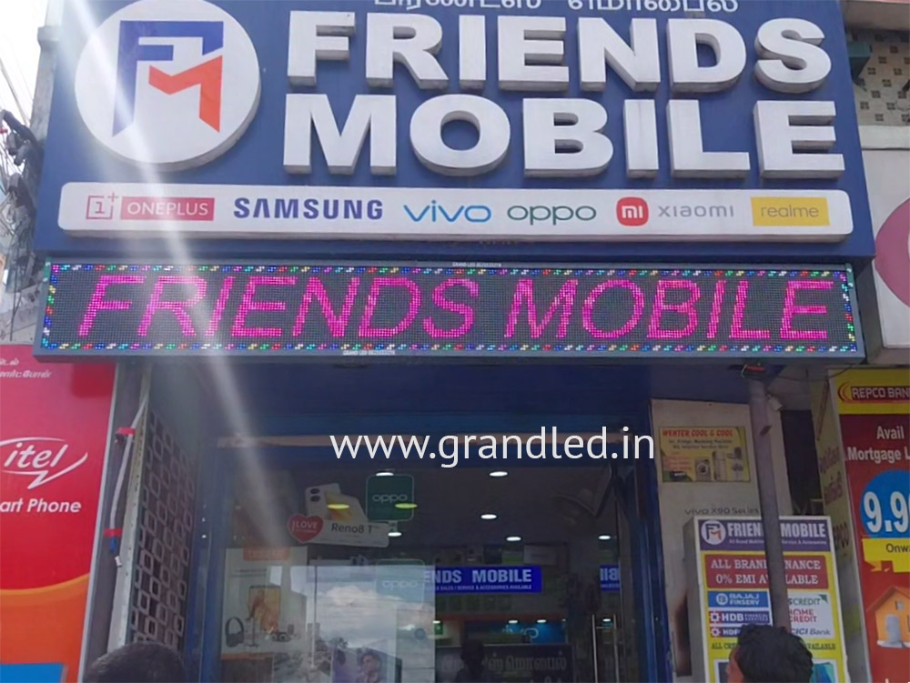 Running Led Scrolling Display Board - Color: Full Color