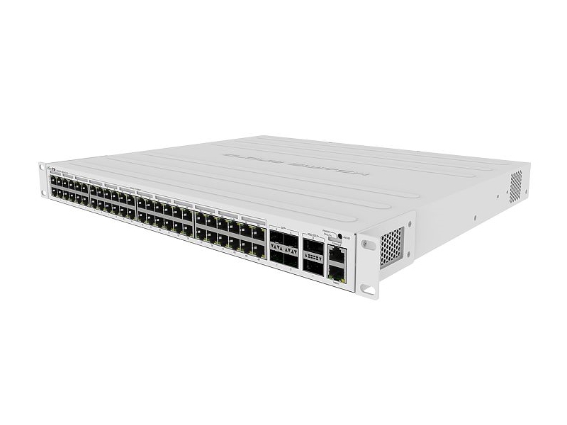 MIKROTIK CRS354-48P-4S+2Q+RM 48 PORT GIGABIT POE SWITCH WITH 40G QSFP+ FIBRE PORTS