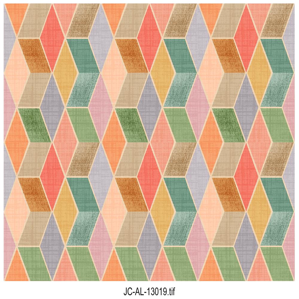 Geometric Cube Print Fabric - Application: Garment Making