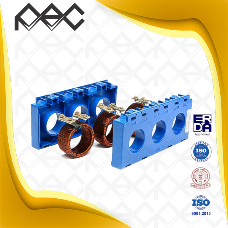 100-5A Three Phase Low Voltage Current Transformer - Efficiency: 98%