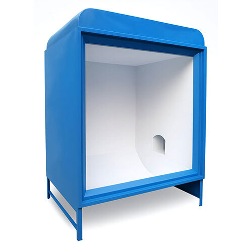 Powder Coating Booths - Color: Blue
