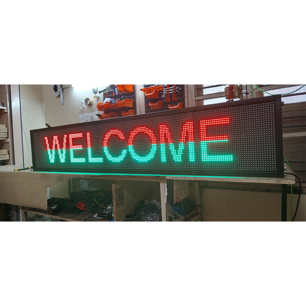 Dual Color Led Display Board - Body Material: Steel