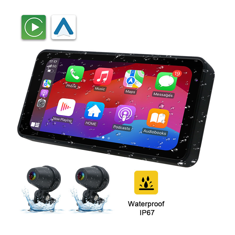 Bw-M68 6.25 Inch Motorcycle Carplay - Feature: Waterproof